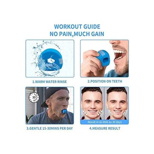 Generic Balles de machoire,Visage Masseter Exerciseur Jawline Exerciseurs à  prix pas cher