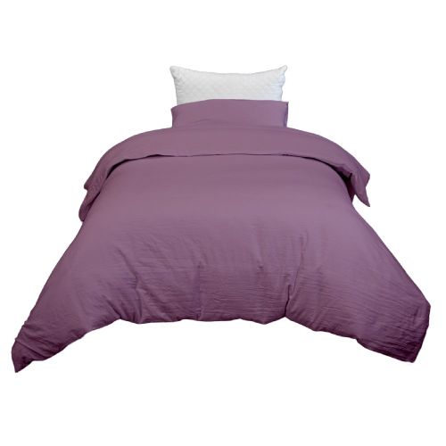 DWIRTY Couette Rose Microfibre + 1 Taie d'oreiller (lits 90-120cm) 160x220  cm à prix pas cher