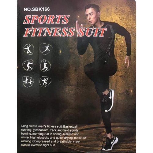 Ensemble de Vêtement Sport Homme - Fitness Running - 4 Pièces