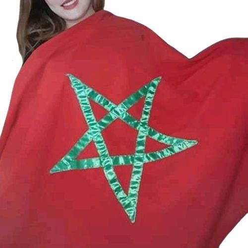 Drapeau Maroc sur Hampe à agiter - 5 tailles disponibles