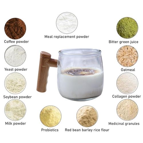 product_image_name-Generic-Tasse Mélangeuse Automatique Électrique – Mug Intelligent Auto-Mélangeant en Verre avec Couvercle Étanche et Bouton One-Touch – Idéal pour Café,Thé,Chocolat, Protéines et Boissons Instantanées-7