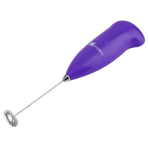 couleur gris clair Mini mousseur à lait électrique Rechargeable, mélangeur  à café, batteur d'¿ufs, batteur à Cappuccino, Portable, outils de cuisine