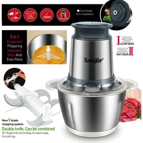 HACHOIR ÉLECTRIQUE HACHOIR FOOD PROCESSOR- 2 L- VERT - SOGEDIM