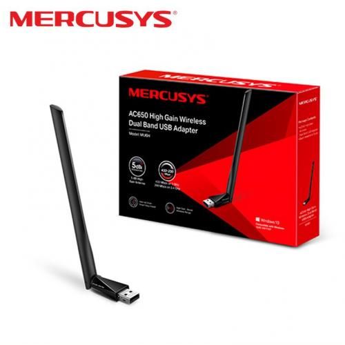 Mercusys Clé WiFi MU6H AC650 - Adapter High Gain Wireless Dual