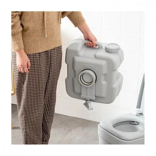 Toilette Chimique 20L WC Chimique Portable pour Camping Caravanes