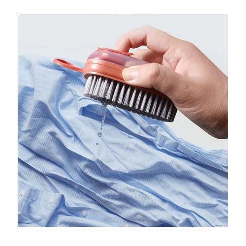 Brosse de nettoyage à poils souples pour la maison, décharge de liquide  automatique, brosse à récurer multifonction pour nettoyer les vêtements,  les chaussures (2 pièces) : : Cuisine et Maison