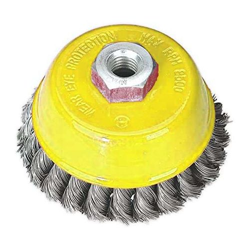 Generic Brosse métallique de Meuleuse Ø 100mm M14x 2 Fils