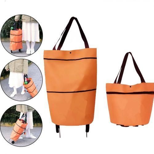 Sac de courses pliable réutilisable Fraise | Orange