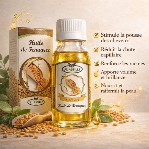 product_image_name-AL ASSILE-Huile de Fenugrec Naturelle Al Assille  Soin Multi-Usage  Volume, Cheveux & Eclat-1