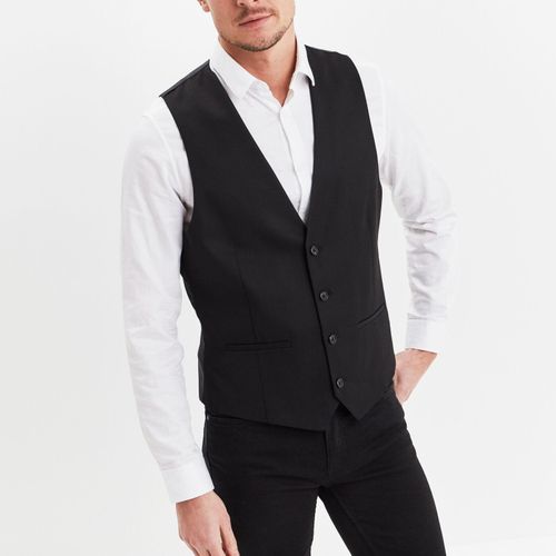 Generic Veston droit boutonne noir homme. Gilet de costume a prix pas cher Jumia Maroc