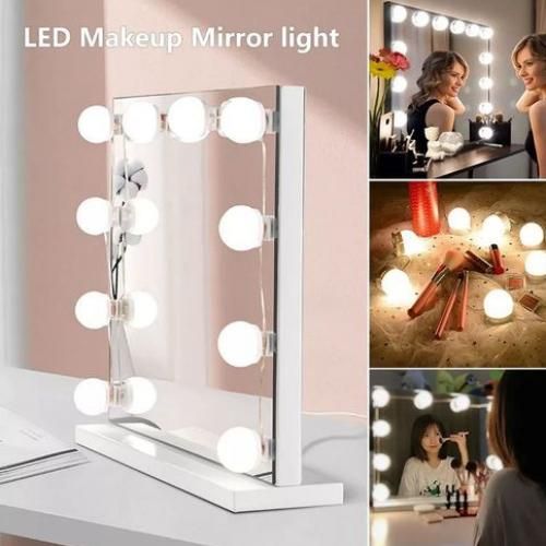 Autre Led Miroir Maquillage Hollywood 10 Lampes à prix pas cher