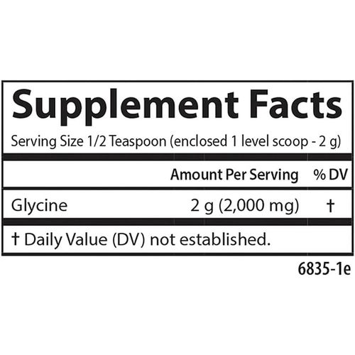 product_image_name-Carlson-Glycine Powder, 2000mg Amino Acid Powder, Energy Production, Muscle Development 100g-6