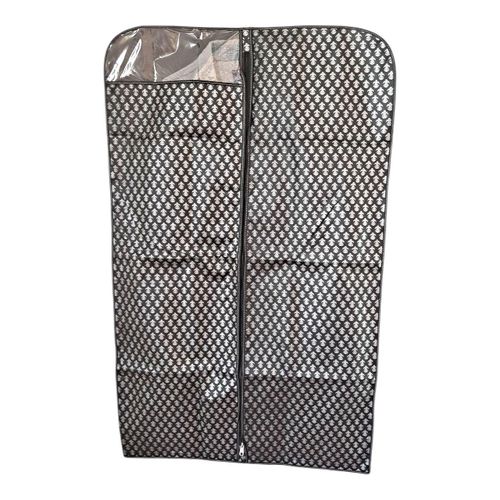 product_image_name-Generic-2 PCS, Sac housses de protection pour costumes avec fenêtre transparente,  Sac à Vêtements Suspendu, Housses De Costume En tissu (noir,gris).-2