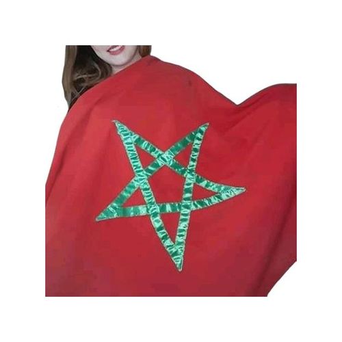 Generic 2 pièce Drapeau de maroc, Drapeau Marocain à prix pas cher