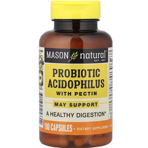 product_image_name-Mason Natural-Probiotic Acidophilus with Pectin, 100 Capsules-1