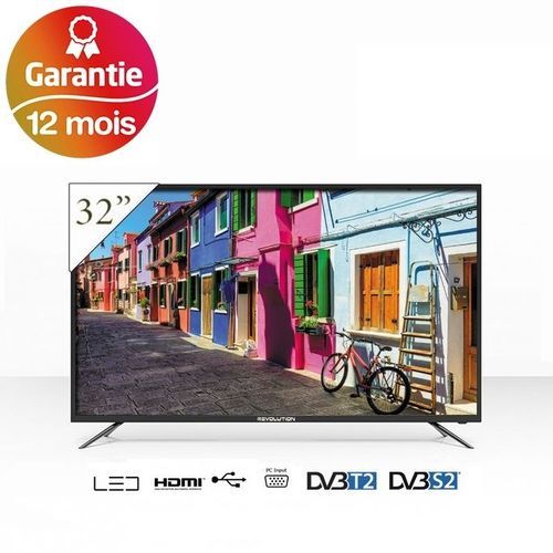 Recson LED 32&quot; Slim avec récepteur intégré et TNT - Garantie 1 an