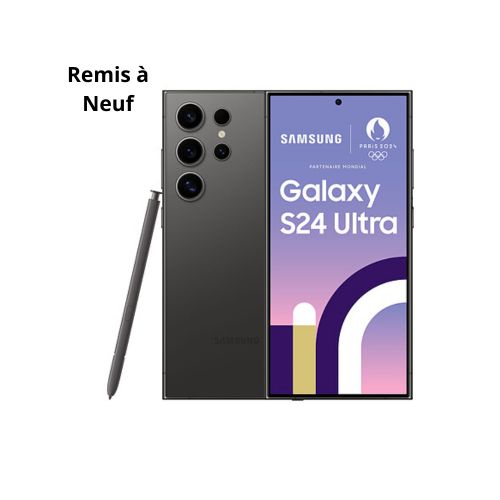 Galaxy S24 Ultra Titanium Noir 12GB / 512GB Remis à neuf