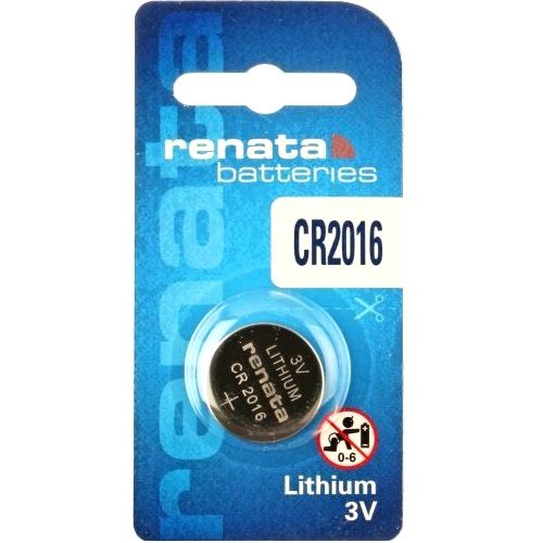 Pile bouton Lithium CR 2016 - 3 Volts