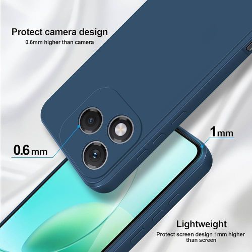 product_image_name-Case-حافظة سيليكون سائل لهاتف Honor 400 Lite 5G - أزرق-3