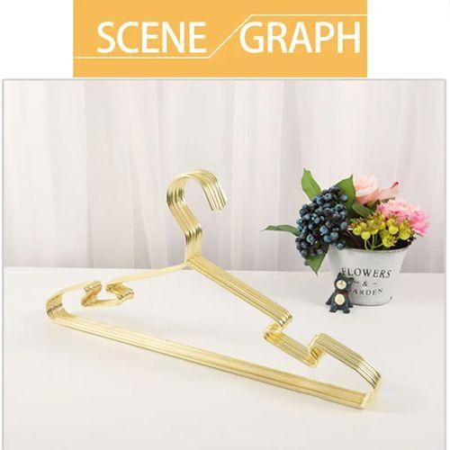 product_image_name-Generic-Pack 50 cintres antidérapants Or en métal pour vêtements, en acier inoxydable-2