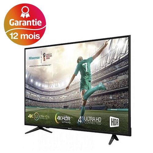Hisense 55&quot; - 4K UHD Smart TV - 556100UW + Carte de 1 an dabonnement IP TV gratuite + Récepteur intégré - Noir