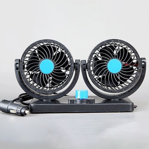 Generic Double ventilateur pour voiture, Accessoires de refroidissement,  360 degrés, 12V à prix pas cher