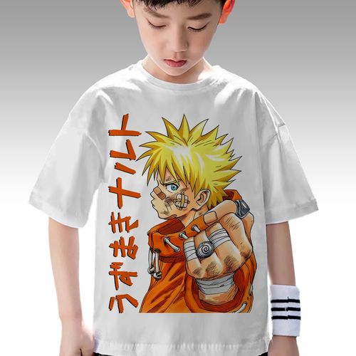 product_image_name-BENYAHYA STORE-قميص أطفال أوطاكو تيشرت وان بيس مانكا أنيمي ياباني ملابس أوتاكو لباس أولاد بنات تيشورت - Teeshort Anime Teshirt Garçon & Fille Tshirt Enfant 6 à 14ans T-shirt Naruto Uzumaki Manga-1