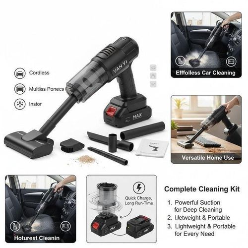 product_image_name-Generic-Aspirateur à Main Sans Fil Multifonction-3