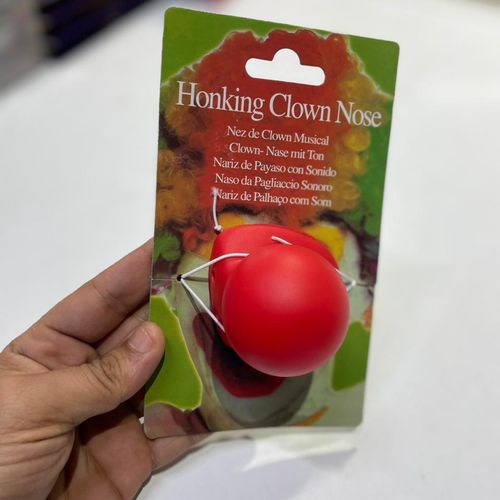 product_image_name-Generic-باروكة مهرج ملونة + أنف أحمر مطاطي مع بوق-7