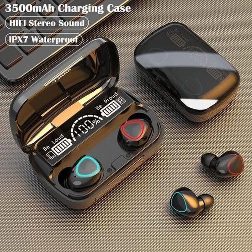 product_image_name-Generic-Écouteurs Bluetooth 5.3 sans Fil avec Microphone EarBuds Indicateur de batterie LED-1