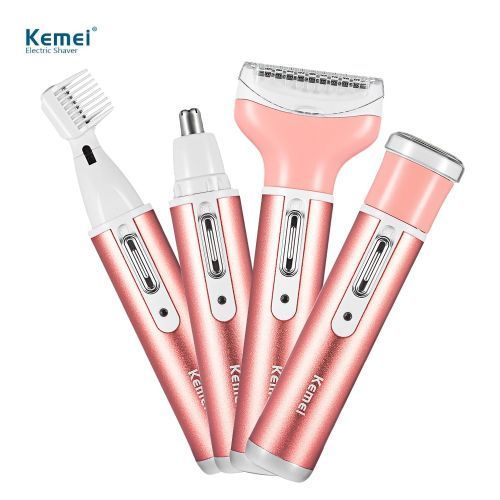 Kemei 4 In 1 Women Epilator Electric Female Rechargeable Portable à Prix Pas Cher Jumia Maroc 7609