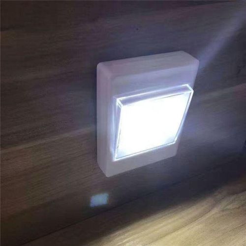 product_image_name-Generic-Veilleuse sous forme d'Interrupteur, Lumière de Nuit avec applique murale magnétique, Cob Super lumineux alimenté par batteries-5