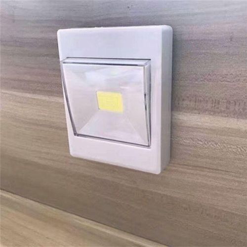 product_image_name-Generic-Veilleuse sous forme d'Interrupteur, Lumière de Nuit avec applique murale magnétique, Cob Super lumineux alimenté par batteries-7
