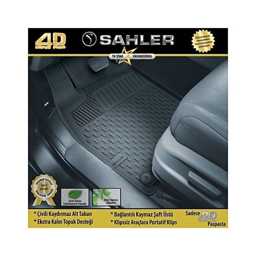 Tapis voiture - sur mesure 4D Sahler 