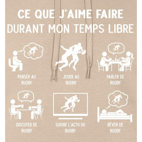 product_image_name-Generic-Rugbyman Rugby Humour Temps Libre Sweat à capuche Hoodies-3