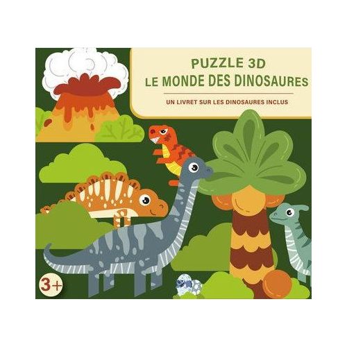 Generic Puzzle 3D le monde des dinosaures coffret à prix pas cher