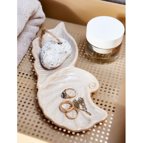product_image_name-Generic-Plateau Décoratif Coquillage – 10x25 cm – Beige Sablé – Vide-Poches & Porte-Bijoux Design – Style Scandinave & Bohème Chic-1