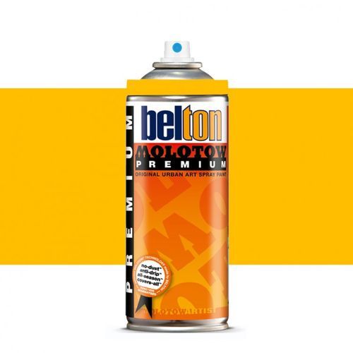 Molotow BOMBE DE PEINTURE BELTON PREMIUM 400ML - 009-Jaune Doré à prix pas  cher