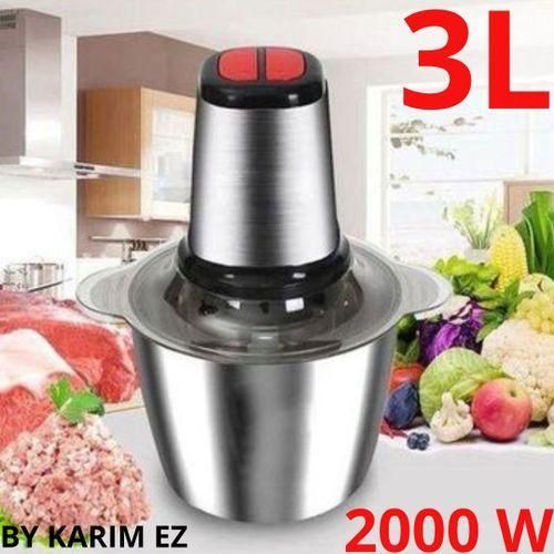 product_image_name-Generic-Hachoir Électrique Professionnel 3L – 2000W – Bol Inox Ultra Résistant-1