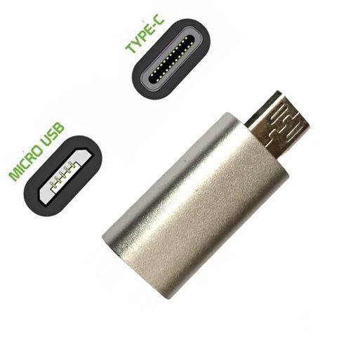 Generic Adaptateur USB Type C femelle vers Micro USB mâle à prix
