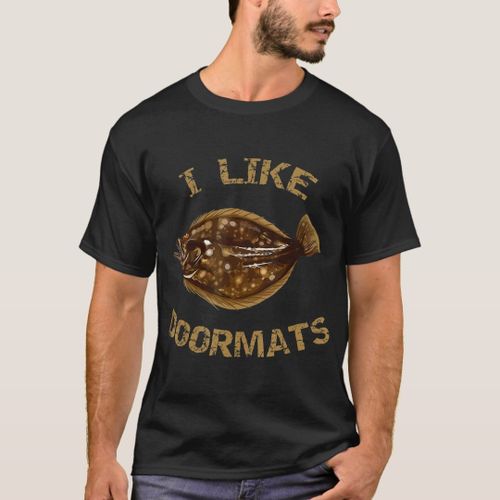 Generic I Like Doormats Summer Flounder Fishing Fluke T-Shirt à prix pas  cher