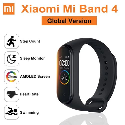 XIAOMI Mi Band 4 Version Internationale Officielle MULTI-LANGUAGE - NOIR