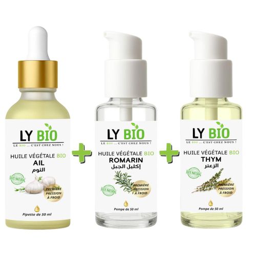product_image_name-LY BIO-PACK HUILE AIL 50ML - PIPETTE + HUILE ROMARIN 50ml - POMPE + HUILE THYM 50ML - POMPE-1