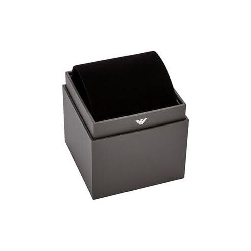 product_image_name-Emporio Armani-Ar1737 Luigi montre pour homme en cuir noir perforé-5