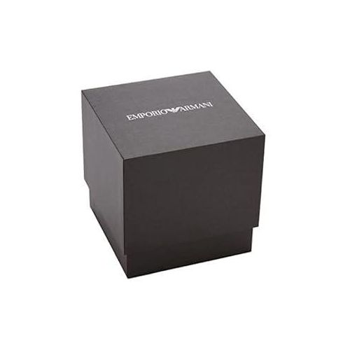 product_image_name-Emporio Armani-Ar1737 Luigi montre pour homme en cuir noir perforé-6