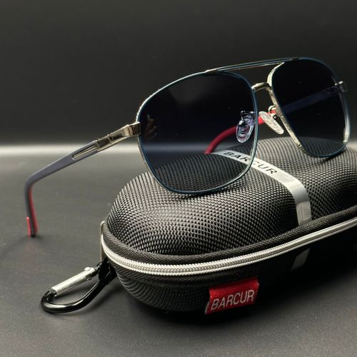 BARCUR Lunettes de soleil polaris es avec protection R 83 60 bleu