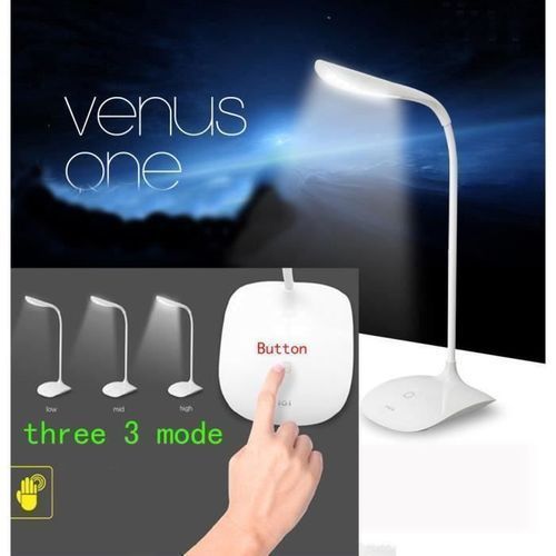 Lampe de Bureau, lampe table LED 3 modes d'éclairage et capteur