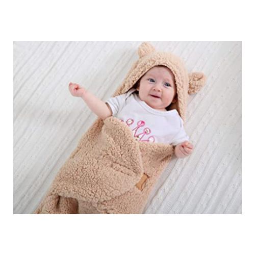 Couverture d'emmaillotage Bébé Hiver Gigoteuse en Peluche Nouveau