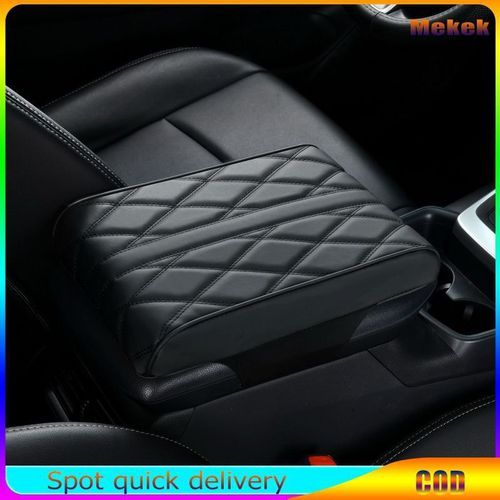 product_image_name-Generic-Tapis d'accoudoir Central de voiture en cuir PU de 5cm-مسند ذراع السيارة وسادة وحدة التحكم المركزية غطاء الرأس طبقة جلد البقر مركز مسند الذراع صندوق وسادة-7