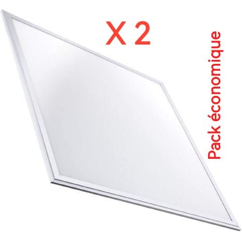 Generic Panel encastré LED 80W carré 60x60cm à prix pas cher